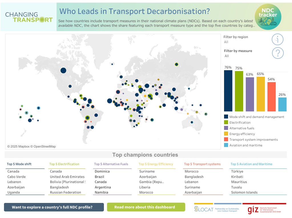 Preview – Transport Mitigation Measures map